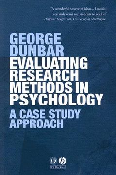 portada Evaluating Research Methods in Psychology: A Case Study Approach (en Inglés)
