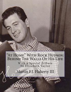 portada "at home" with rock hudson: behind the walls of his life un-corrected proof