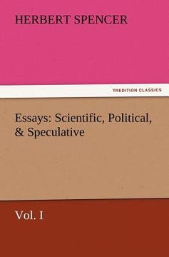 portada essays: scientific, political, & speculative, vol. i (in English)