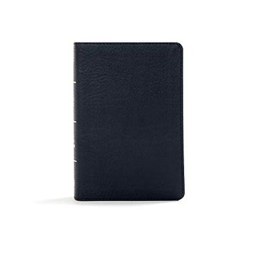 portada Kjv Large Print Compact Reference Bible, Black Leathertouch (in English)