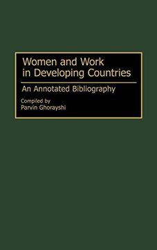 portada Women and Work in Developing Countries: An Annotated Bibliography (Bibliographies and Indexes in Women's Studies) (in English)