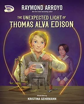 portada The Unexpected Light of Thomas Alva Edison (Turnabout Tales) (en Inglés)