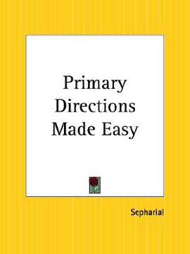 portada primary directions made easy (en Inglés)