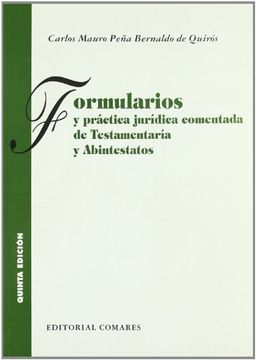 portada Formularios y Práctica Jurídica Comentada Sobre Testamentarías