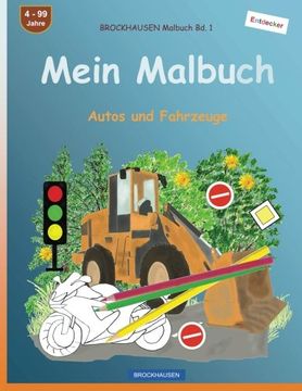 portada BROCKHAUSEN Malbuch Bd. 1 - Mein Malbuch: Autos und Fahrzeuge (Volume 1) (German Edition)