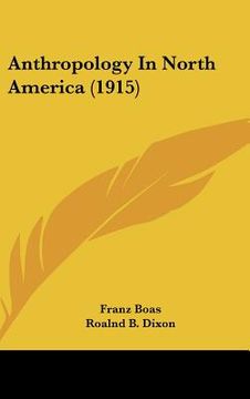 portada anthropology in north america (1915) (en Inglés)