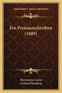 portada Ein Preisausschreiben (1889) (in German)