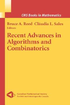 portada recent advances in algorithmic combinatorics (en Inglés)