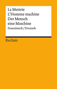 portada L'homme Machine / der Mensch Eine Maschine: Französisch/Deutsch 