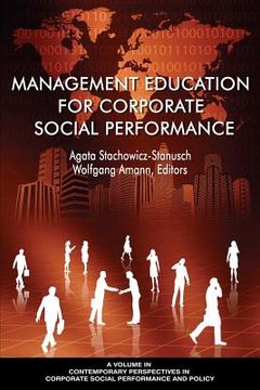 portada Management Education for Corporate Social Performance (en Inglés)