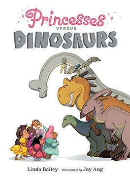 portada Princesses Versus Dinosaurs (en Inglés)