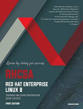 portada Rhcsa red hat Enterprise Linux 8: Training and Exam Preparation Guide (Ex200), First Edition 