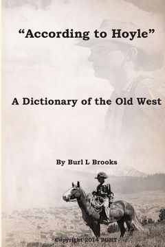 portada "According to Hoyle": A Dictionary of the Old West (in English)
