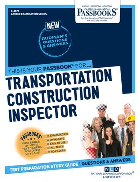 portada Transportation Construction Inspector (C-4675): Passbooks Study Guide Volume 4675 (en Inglés)
