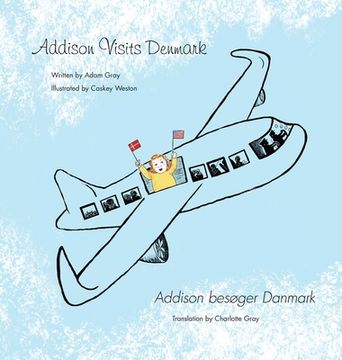 portada Addison Visits Denmark: Text in English and Danish (en Inglés)