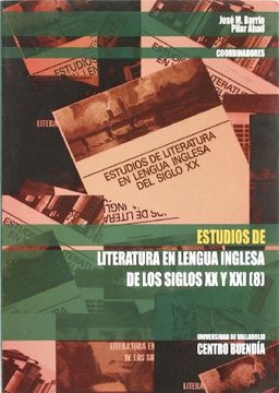 portada Estudios de Literatura en Lengua Inglesa de los Siglos xx y xxi (8) 