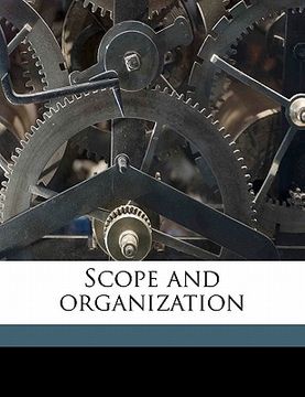 portada scope and organization (en Inglés)