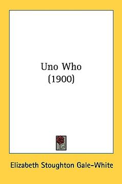 portada uno who (1900) (in English)