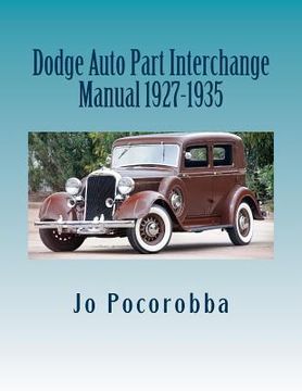 portada Dodge Auto Part Interchange Manual 1927-1935