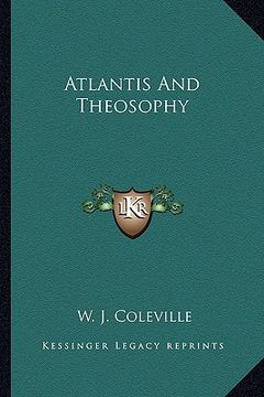 portada atlantis and theosophy (en Inglés)