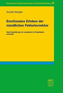 portada Emotionales Erleben der Mündlichen Fehlerkorrektur (en Alemán)