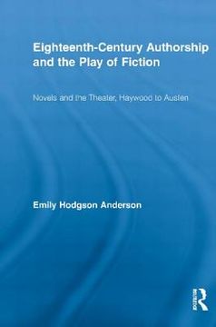 portada eighteenth-century authorship and the play of fiction (en Inglés)