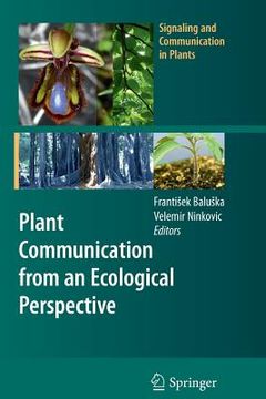 portada plant communication from an ecological perspective (en Inglés)