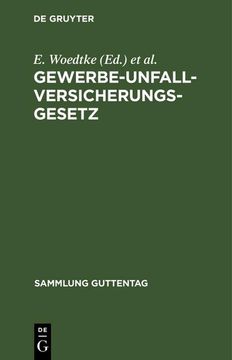 portada Gewerbe-Unfallversicherungsgesetz (en Alemán)