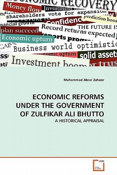 portada economic reforms under the government of zulfikar ali bhutto (en Inglés)