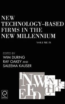 portada new technology-based firms in the new millennium (en Inglés)