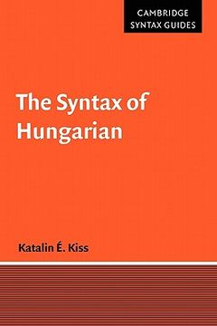 portada The Syntax of Hungarian Paperback (Cambridge Syntax Guides) (in English)