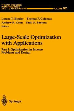 portada large-scale optimization with applications: part i: optimization in inverse problems and design (en Inglés)