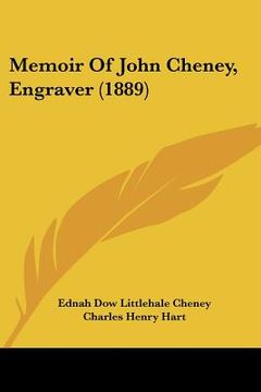 portada memoir of john cheney, engraver (1889) (en Inglés)