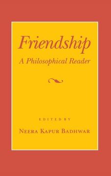 portada Friendship: A Philosophical Reader (in English)