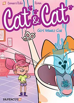 portada Cat & cat #1 “Girl Meets Cat” pb (en Inglés)