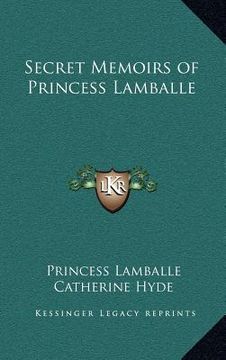 portada secret memoirs of princess lamballe (en Inglés)