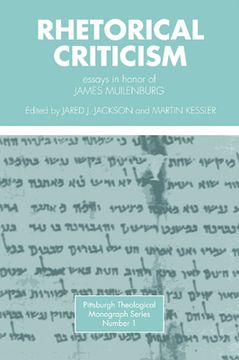 portada rhetorical criticism: essays in honor of james muilenburg (in English)