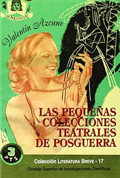 portada Las Pequeñas Colecciones Teatrales de Posguerra