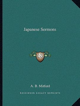 portada japanese sermons (en Inglés)