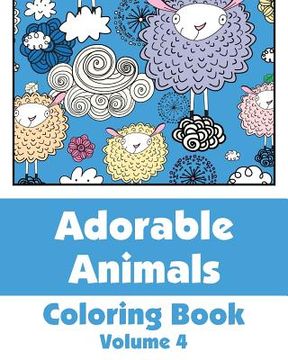 portada Adorable Animals Coloring Book (en Inglés)