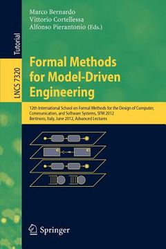 portada formal methods for model-driven engineering: 12th international school on formal health for the design of computer, communication and software systems (en Inglés)