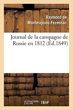 portada Journal de la Campagne de Russie en 1812 (Sciences Sociales) (en Francés)