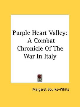 portada purple heart valley: a combat chronicle of the war in italy (en Inglés)