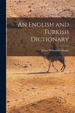 portada An English and Turkish Dictionary (in English)