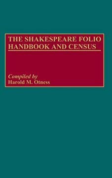 portada The Shakespeare Folio Handbook and Census (Bibliographies and Indexes in World Literature) (en Inglés)