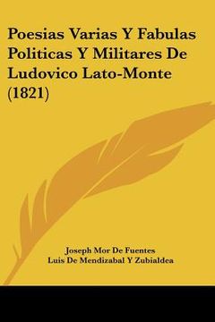 portada poesias varias y fabulas politicas y militares de ludovico lato-monte (1821) (en Inglés)
