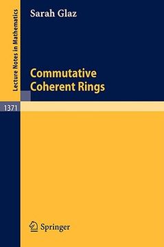 portada commutative coherent rings (en Inglés)
