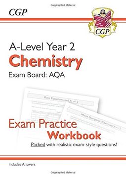 portada New A-Level Chemistry for 2018: Aqa Year 2 Exam Practice Workbook - Includes Answers (en Inglés)