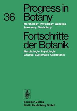 portada progress in botany 36 (en Alemán)