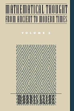 portada Mathematical Thought From Ancient to Modern Times, Vol. 3 (en Inglés)